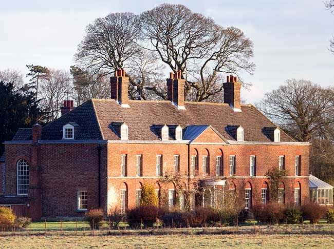 Prince William and Kates Norfolk home, Anmer Hall