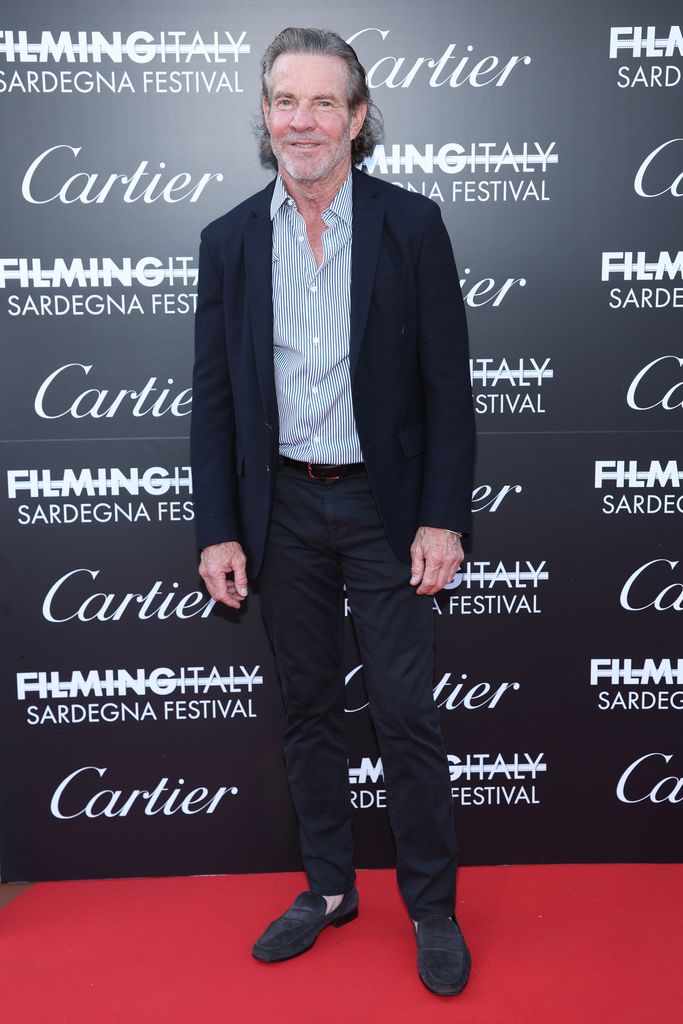 Dennis Quaid attends the red carpet of the Filming Italy 2023 on June 24, 2023 in Santa Margherita di Pula, Italy
