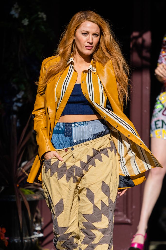 Blake Lively Gave Major Gossip Girl Vibes in an Ab-Baring Bra Top