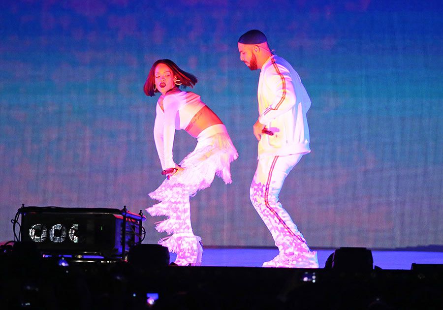 Rihanna and Drake 