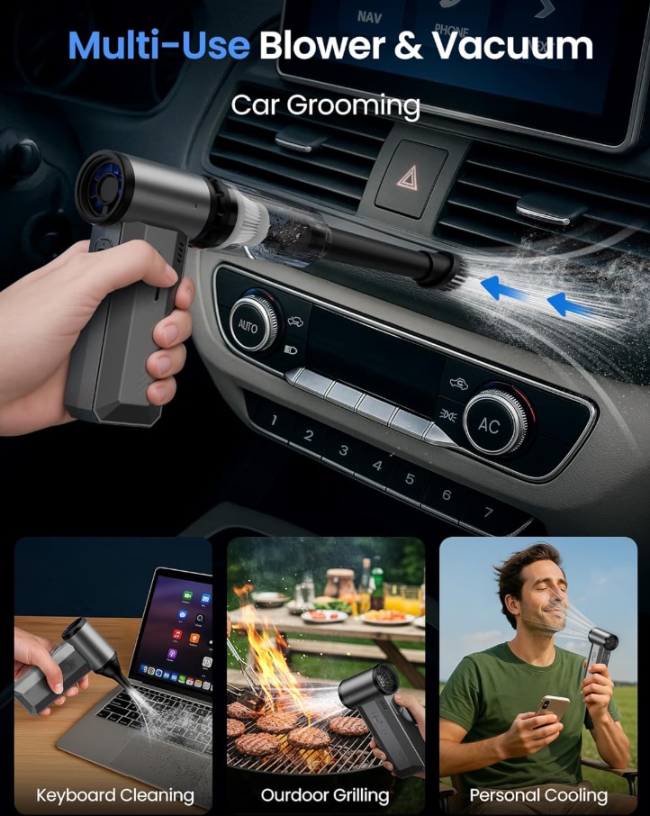 Gaiatop Portable Handheld Turbo Fan.