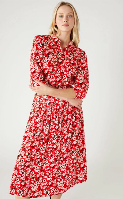M&S's new floral midi is the spitting image of Kate Middleton's vintage ...
