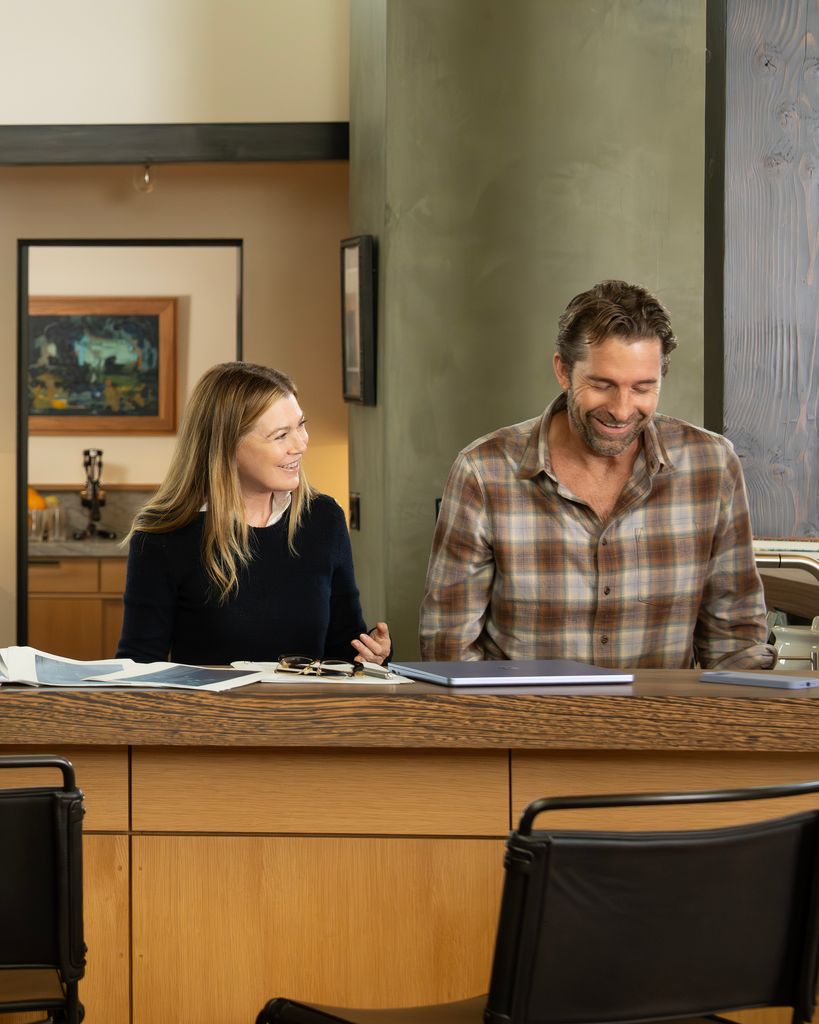 Ellen Pompeo et Scott Speedman sur Grey's