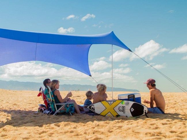 beach tent families