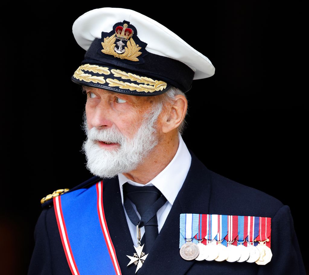 Prince Michael of Kent in naval uniform