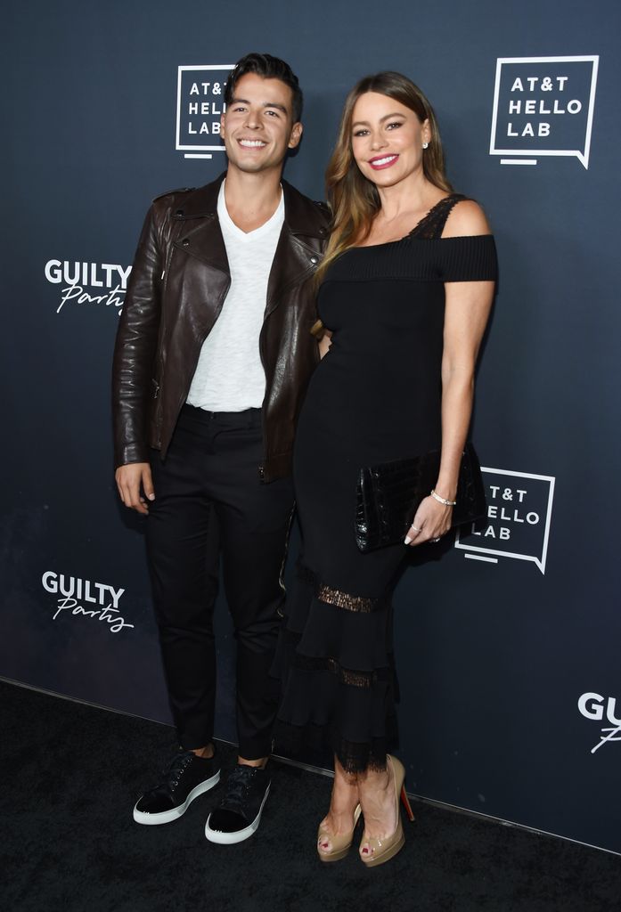 Manolo Gonzalez Vergara and Sofia Vergara at the premiere of AT&T Hello Lab's "Guilty Party: History Of Lying"