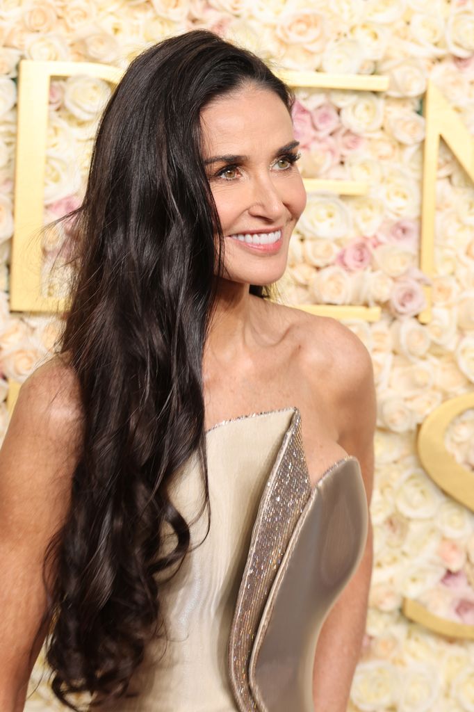 Demi Moore at the 82nd Golden Globe Awards, held at the Beverly Hilton Hotel in Los Angeles on January 5, 2025. 