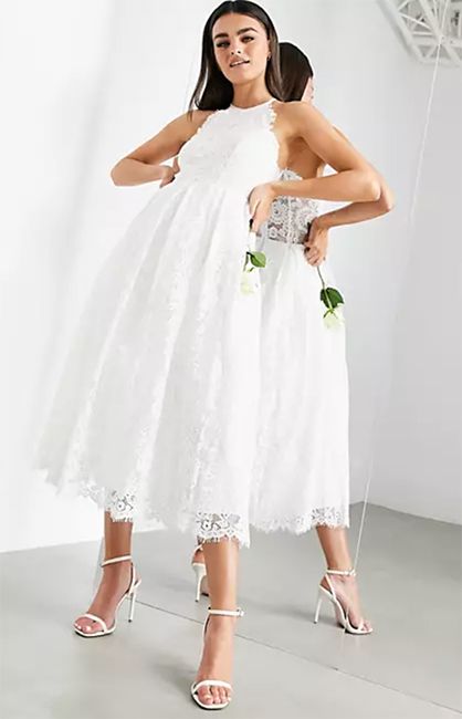 ASOS white dress