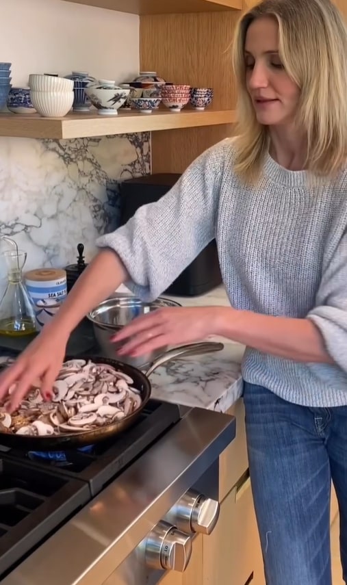 Cameron Diaz shares cooking videos inside her kitchen 
