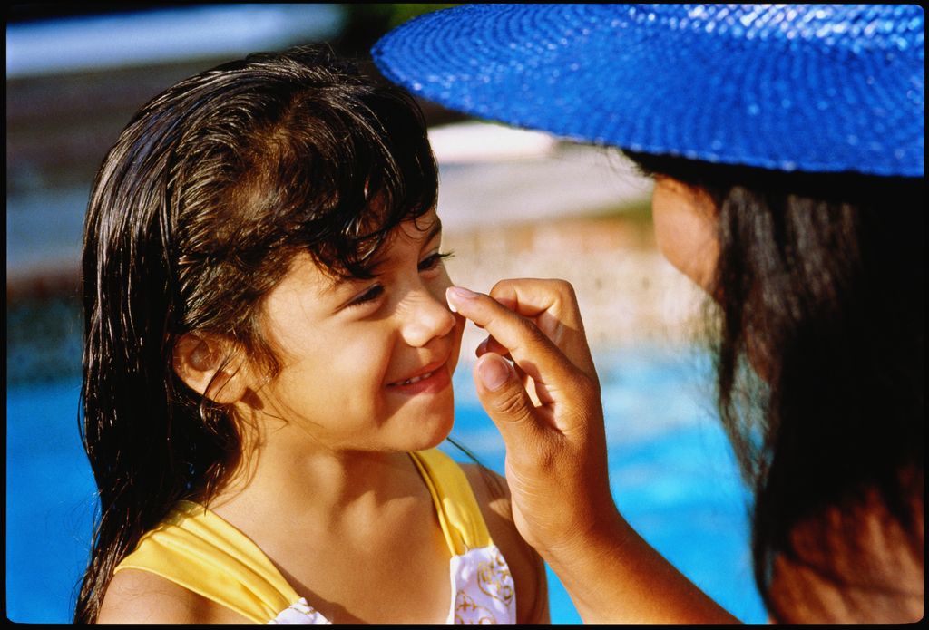 Sunscreen is important for protecting young skin