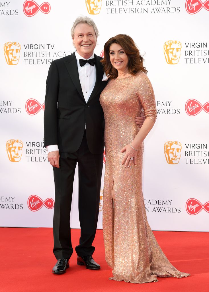 Ed Roth ao lado de Jane MacDonald nos BAFTAs