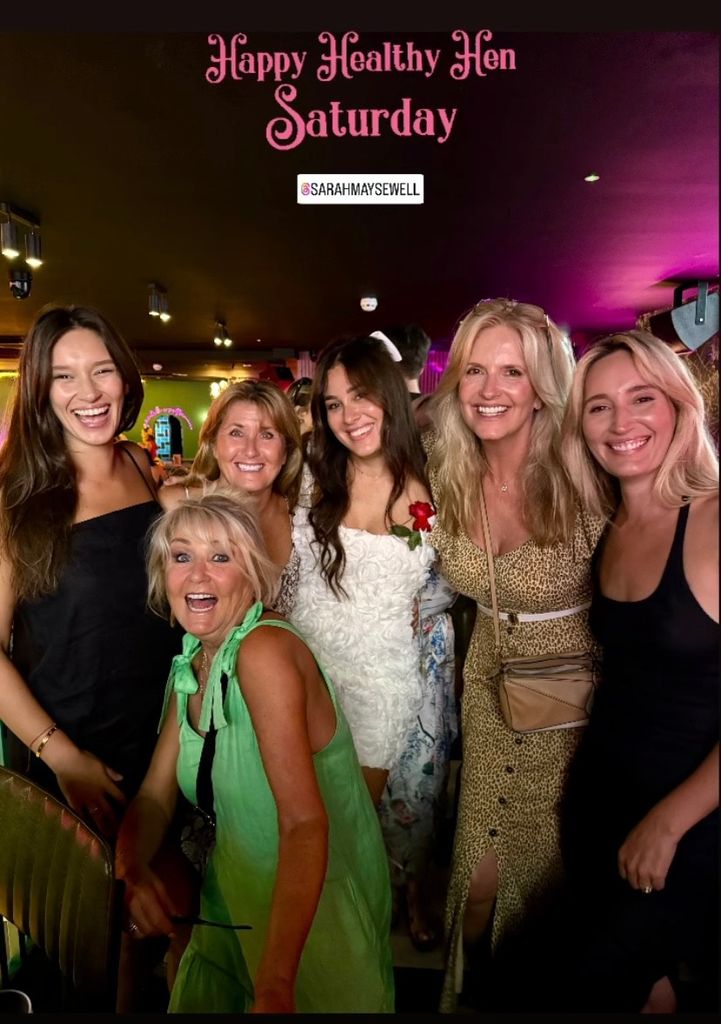 Penny Lancaster enjoyed her friend's hen night