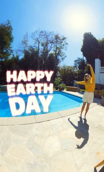 reese witherspoon home pool earth day