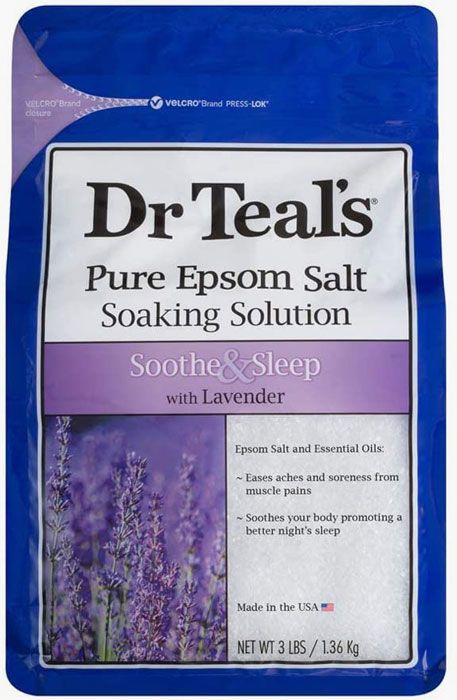 Bag of dr teals bath salts