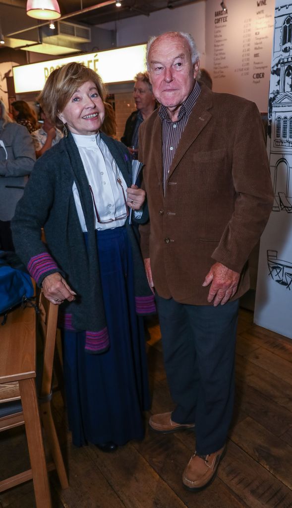 =Prunella Scales and Timothy West attend the press night performance of "Good Canary" directed by John Malkovich at The Rose Theatre Kingston on September 21, 2016 in Kingston upon Thames, England