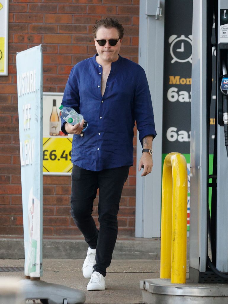 Jack McManus was seen for the first time a day after Martine McCutcheon announced their split