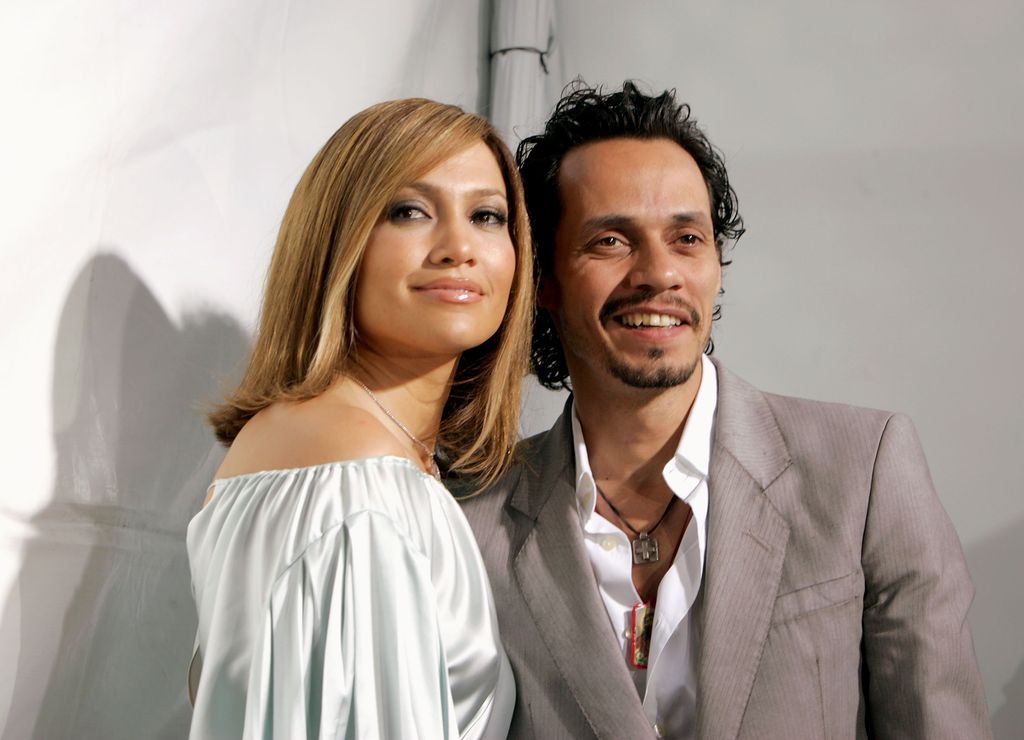 Jennifer Lopez with ex-husband Marc Anthony