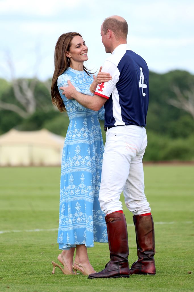 A sweet moment at the polo last year