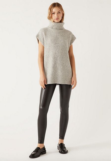 marks and spencer leather leggings