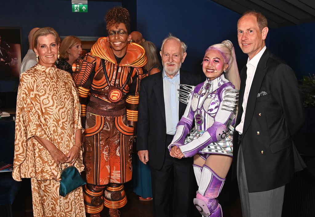 Sophie and edward with starlight express cast