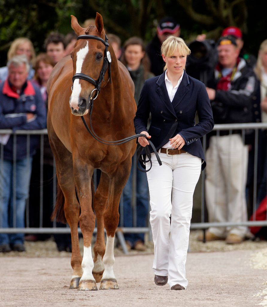 Zara Tindall with horse