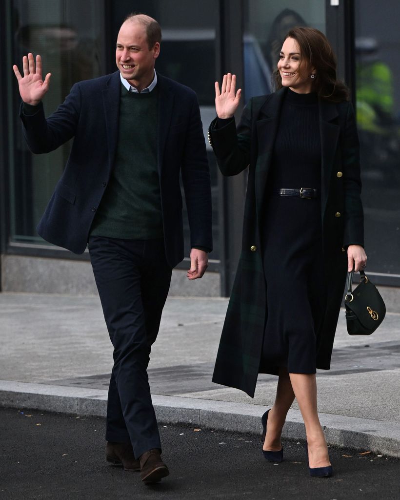 Prince William and Kate returned to royal duties on the 12 January last year, as they attended Liverpool University Hospital 