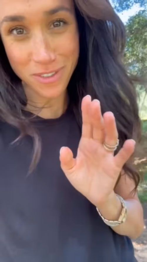 Meghan Markle in her latest Instagram video