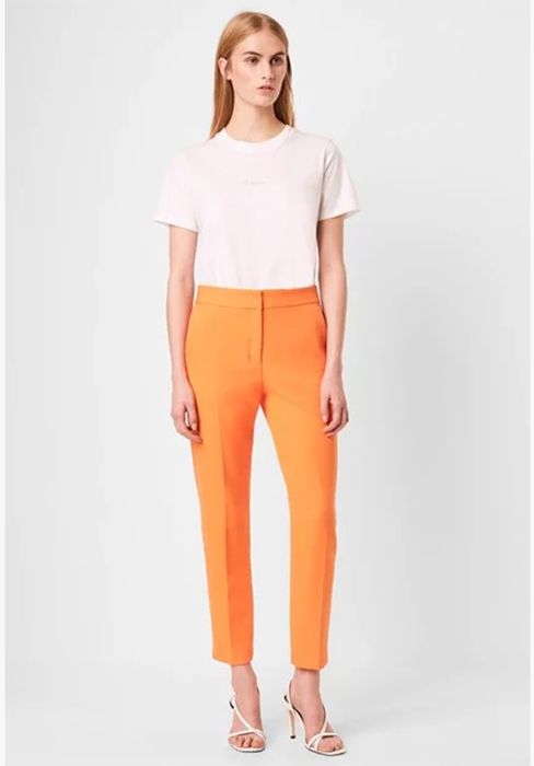 french connection orange trousers