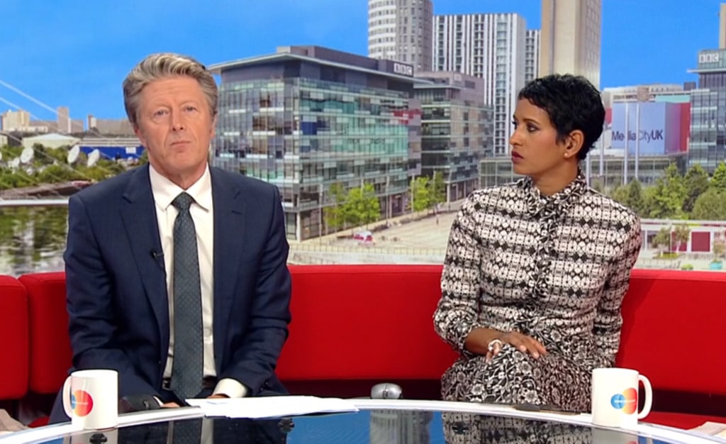 Charlie Stayt and Naga Munchetty on BBC Breakfast