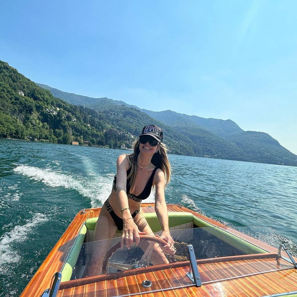 Heidi Klum shares photos in a bikini from her Italian vacation