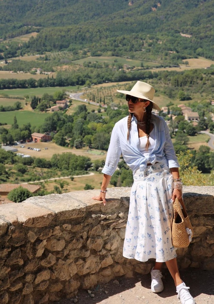 Photo shared by Jessica Alba on Instagram August 1 2024 of her family vacation in the South of France