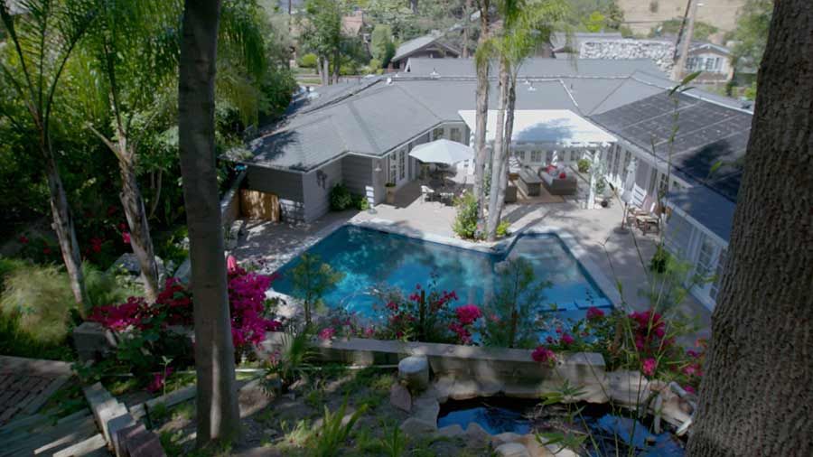 1 Shirley Ballas house Los Angeles pool