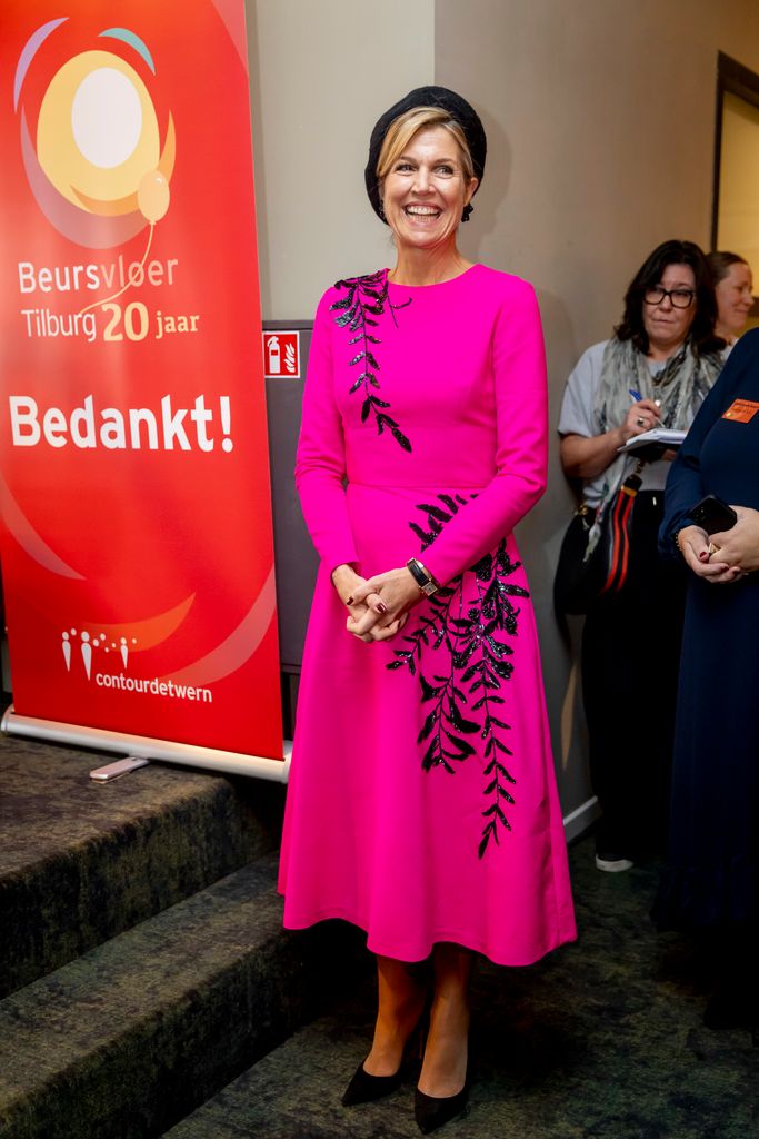 Queen Maxima of The Netherlands at the Beursvloer Tilburg Trade Fair for social initiatives on Tuesday