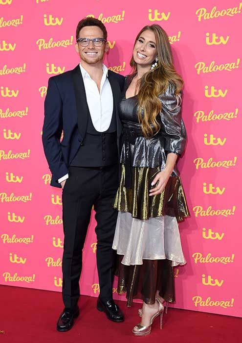Stacey and Joe on the red carpet