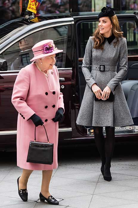 kate middleton queen royal visit