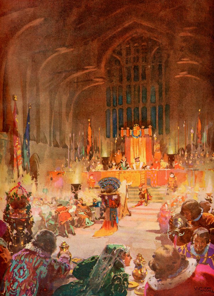 The coronation banquet of King Henry VIII