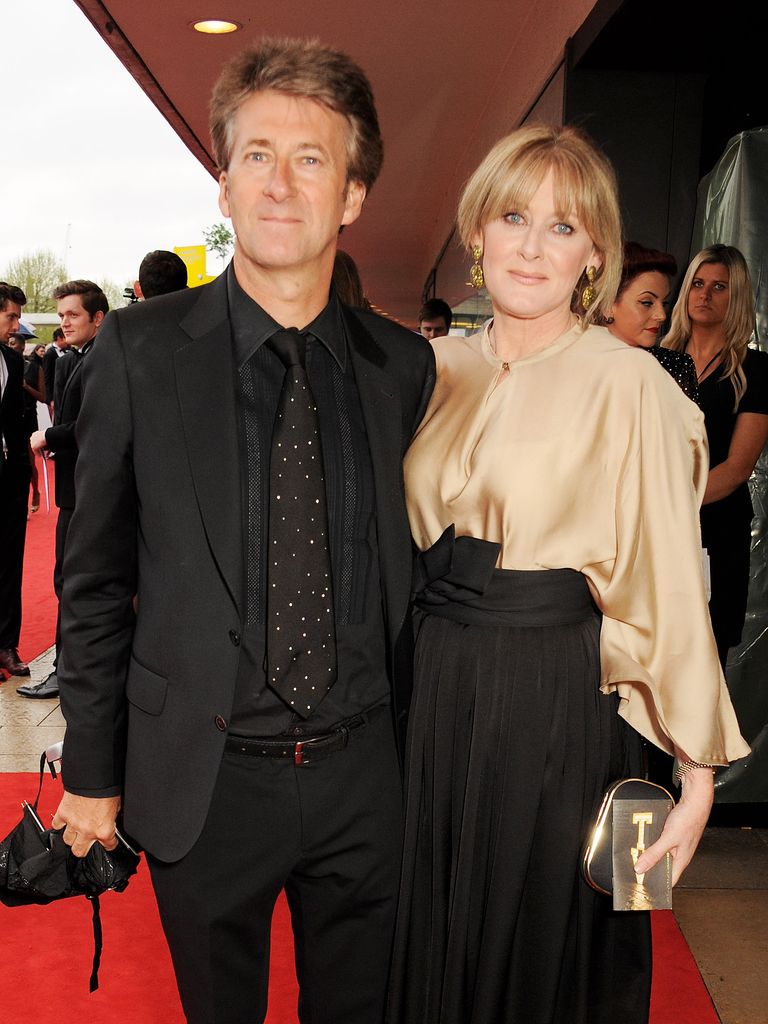Peter Salmon and Sarah Lancashire attend the Arqiva British Academy Television Awards 2013