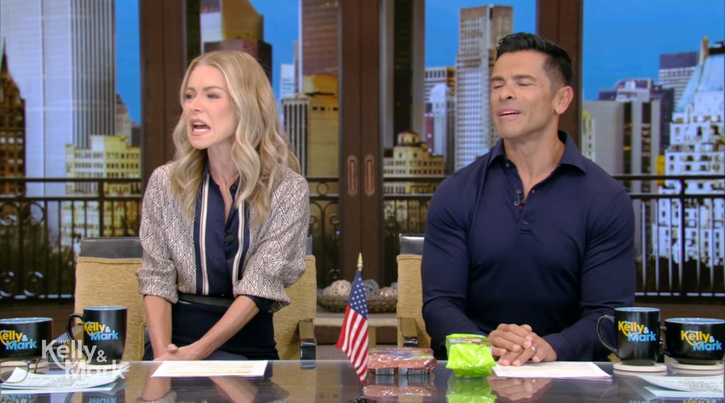 Kelly Ripa hysterically told an audience member "Don't yell at me!" 