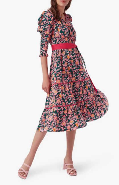 nordstrom rack dvf sale floral dress