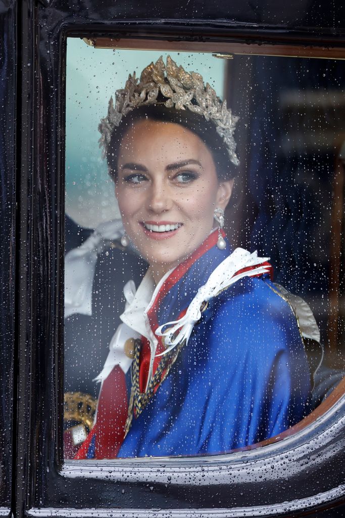 Princess of Wales departs the Coronation of King Charles III and Queen Camilla