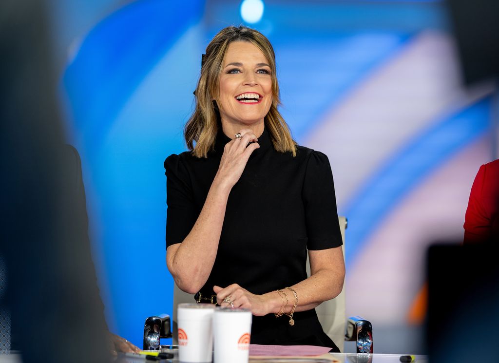 Savannah Guthrie in the Today Show studios