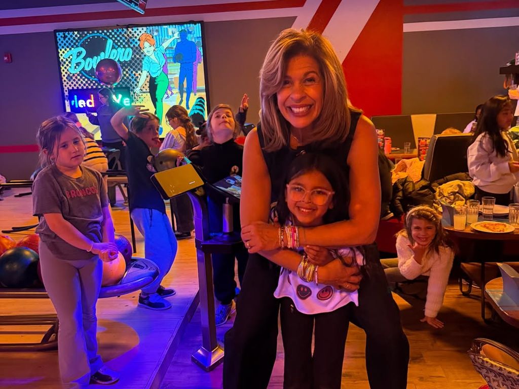 Hoda Kotb with her daughter on her birthday