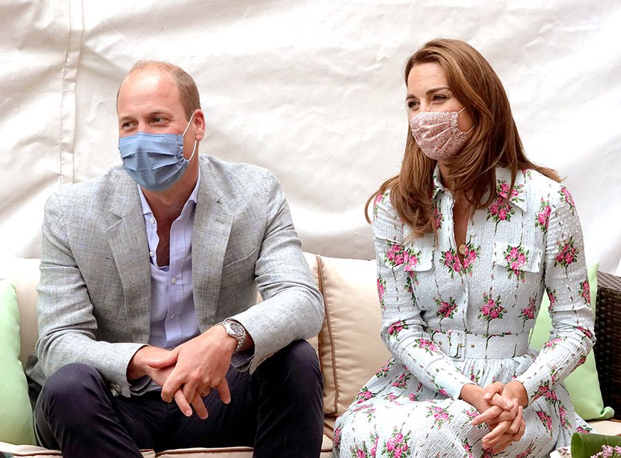 kate middleton and prince william face masks