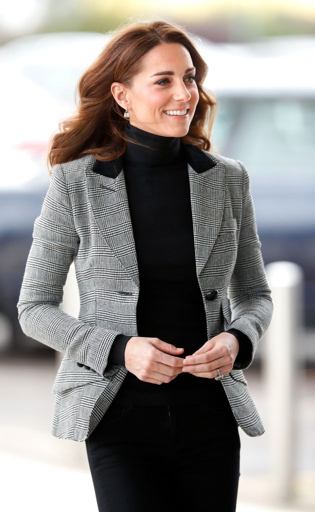 Kate Middleton visits Coach Core Essex at Basildon Sporting Village on October 30, 2018 in London, England. 