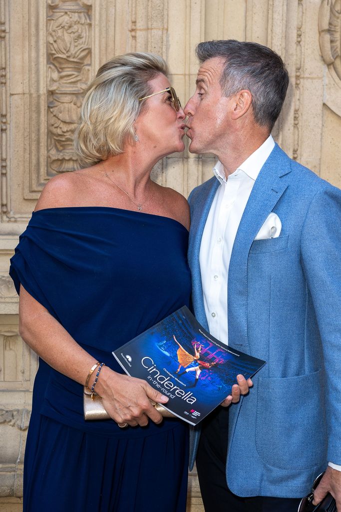 Anton Du Beke and Hannah shared a sweet moment at the event in London