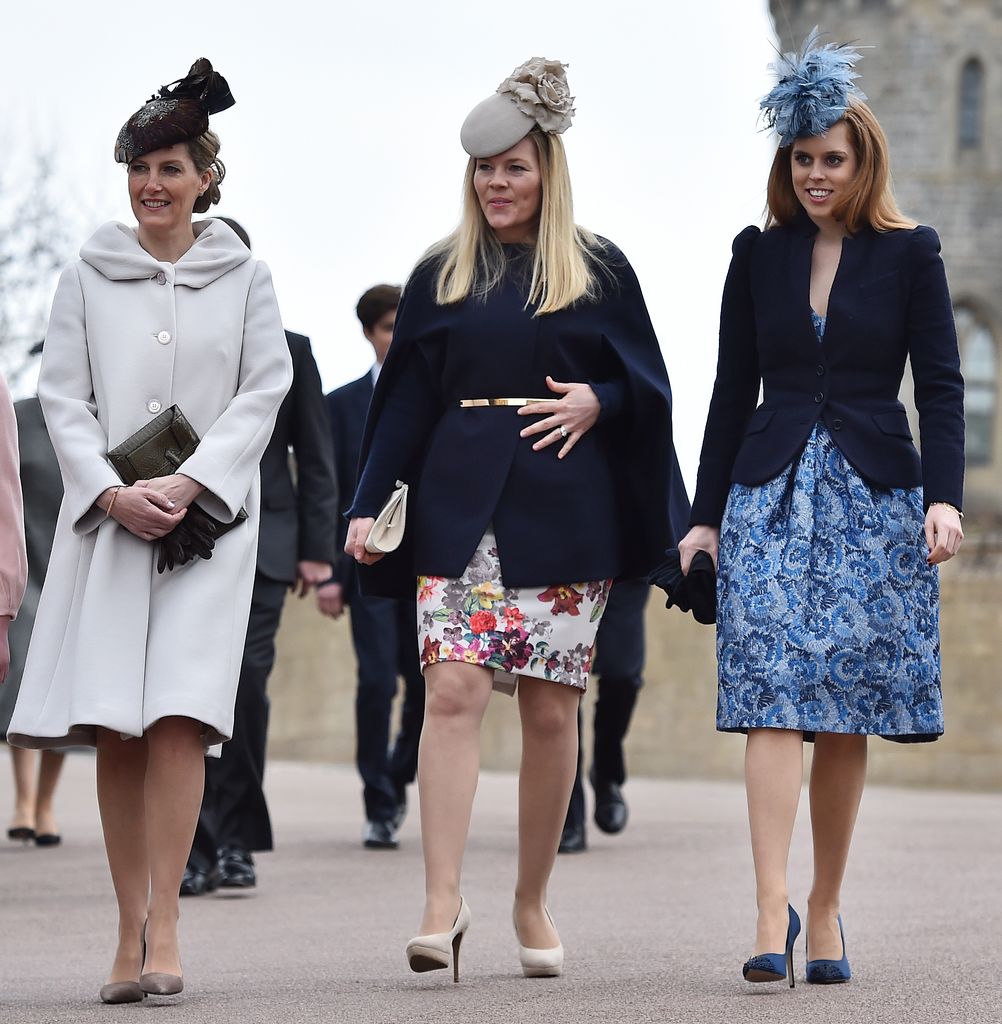 Sophie, Autumn and Beatrice put on a stylish display
