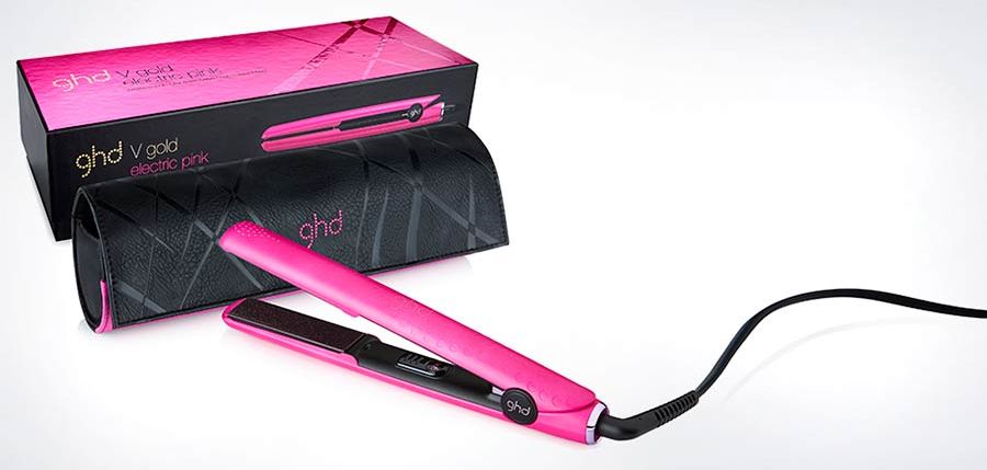 ghd Limited Edition Electric Pink Platinum Styler and Roll Bag, 135