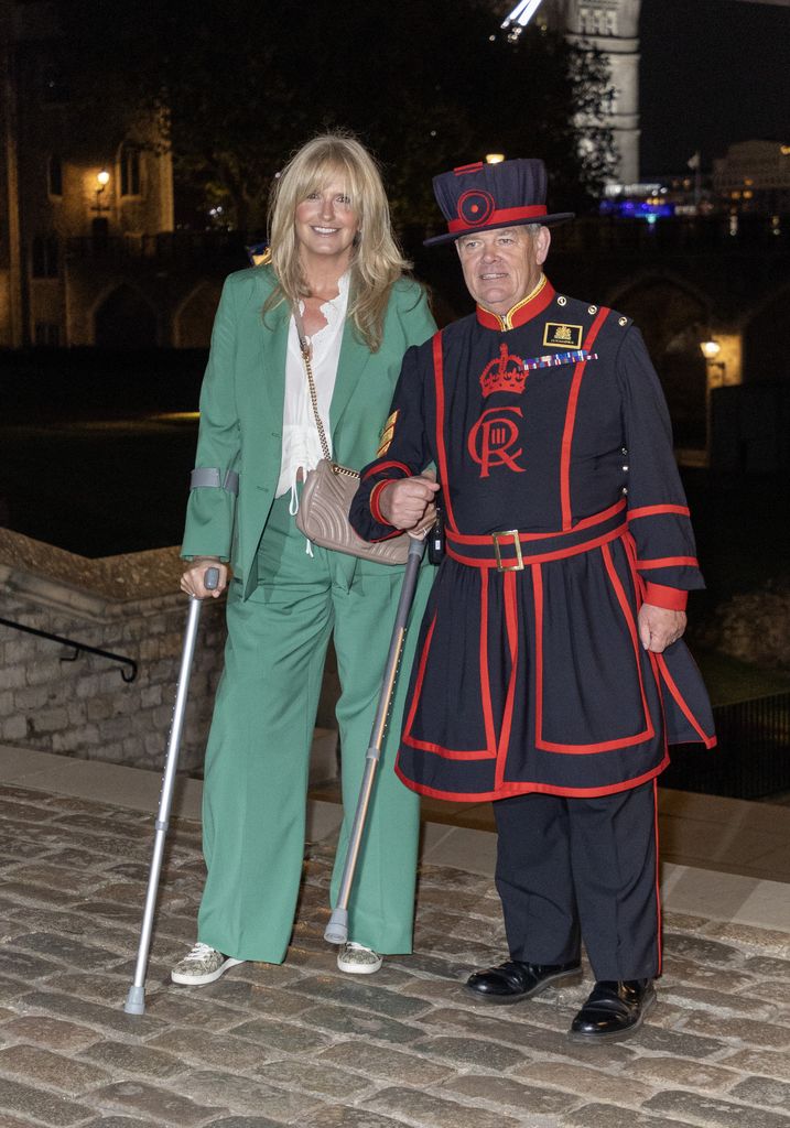 Penny Lancaster at the Tower of London