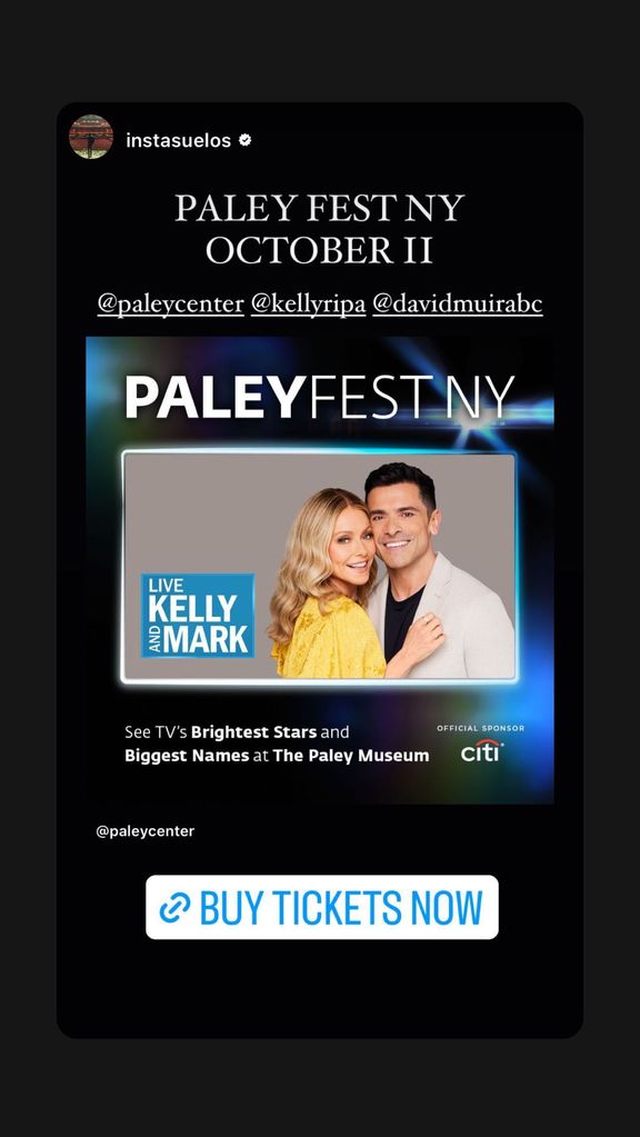 David Muir will be interviewing Kelly Ripa and Mark Consuelos at the Paley Fest in NYC on October 11