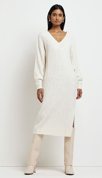 knitted dress river island